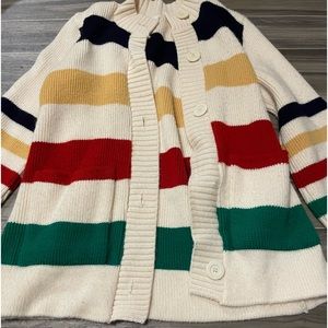 Colorful striped cardigan